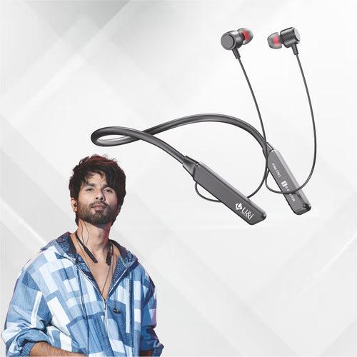 U&i Budget-2 10 Hours Music Time Bluetooth Neckband with ENC, HIFI Sound and Multifunction Key