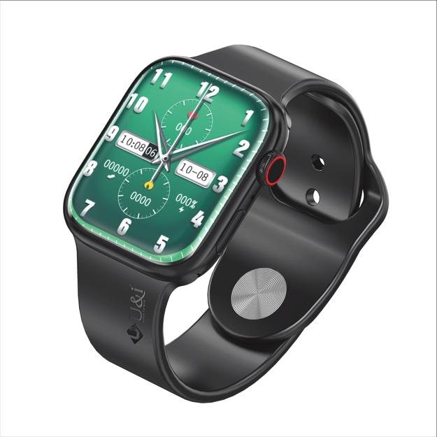 U&i Finger Series Smart Watch 2.1" HD Display with Bluetooth Calling, IP65 Water Resistance and Customizable Dials