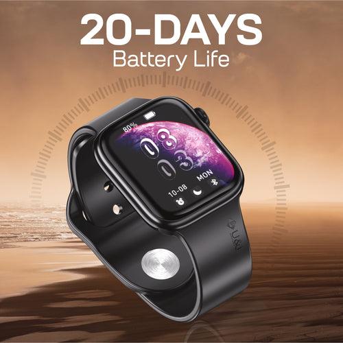U&i Infinity Series Smart Watch 2.1" Display with Bluetooth Calling and IP65 Water Resistance