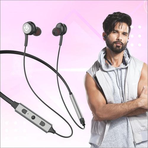 U&i Like 12 Hours Battery Backup Bluetooth Neckband with Rock & Roll Bass and Metal Body & Housing Wireless Headset