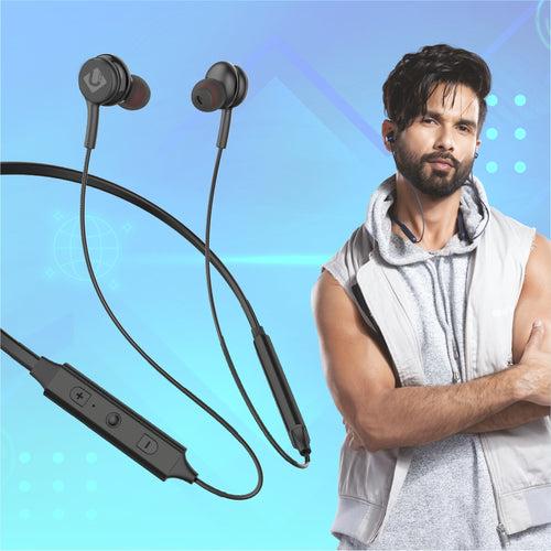 U&i Like 12 Hours Battery Backup Bluetooth Neckband with Rock & Roll Bass and Metal Body & Housing Wireless Headset