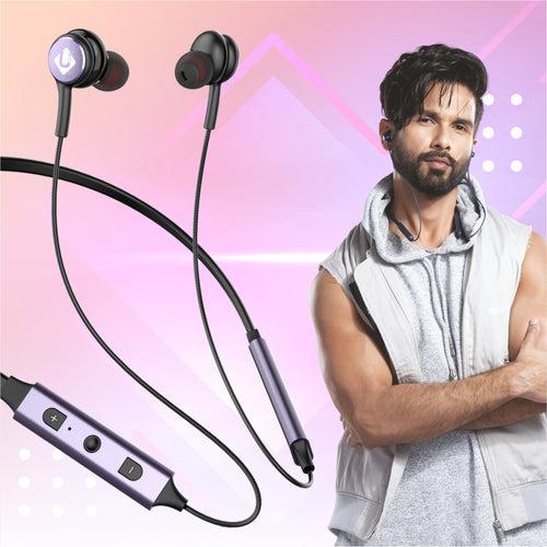 U&i Like 12 Hours Battery Backup Bluetooth Neckband with Rock & Roll Bass and Metal Body & Housing Wireless Headset