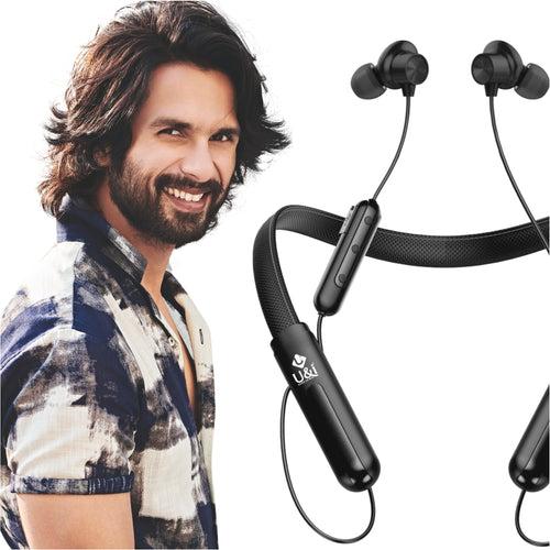 U&i Leather Series 100 Hours Music Time Bluetooth Headset Bluetooth Headset (In the Ear)