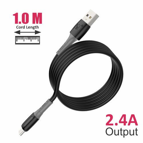 U&i Micro USB Cable 2.4 A 1 m Glory Series Durable Data Cable UiDC-4194 (Compatible with All Micro USB Device, One Cable)