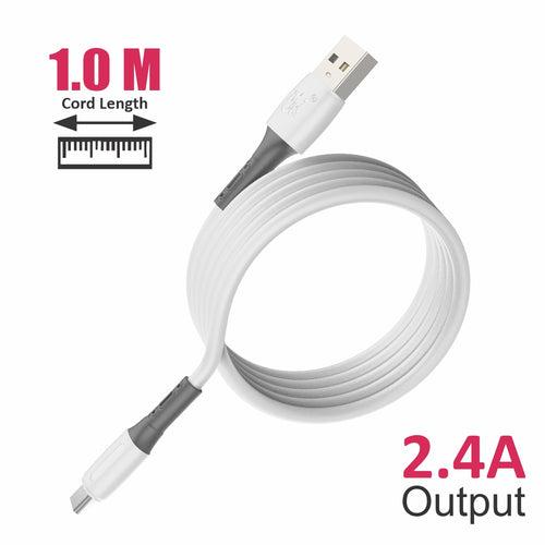 U&i USB Type C Cable 2.4 A 1 m Glory Series Durable Data Cable4194 (Compatible with All Type C Device, One Cable)
