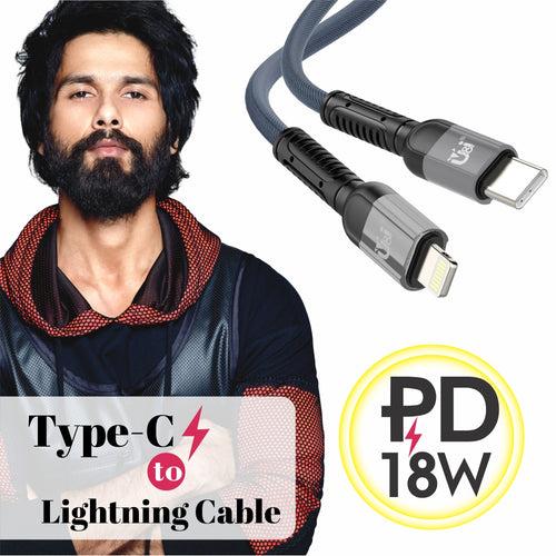 U&i Lightning Cable 5 A 1 m Talent Series Type C to Lighting 18W Fast Charging Data Cable UiDC-4698 (Compatible with All iPhone Devices, One Cable)