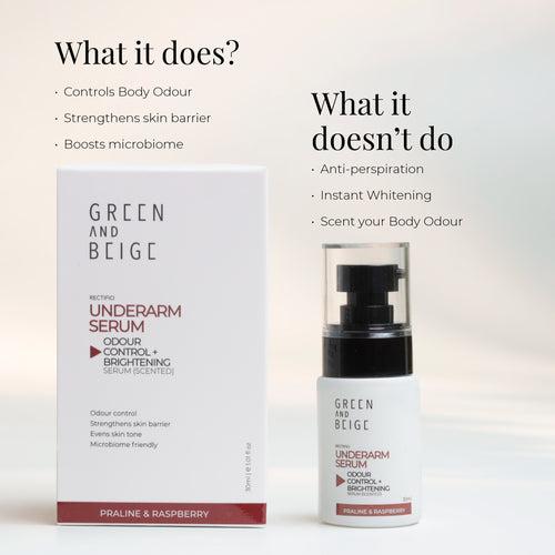 The upgraded RECTIFIO Underarm Serum Odour control + Brightening - Up to 72 Hours odour control with next gen SymDeo® and Penta Ceramide complex