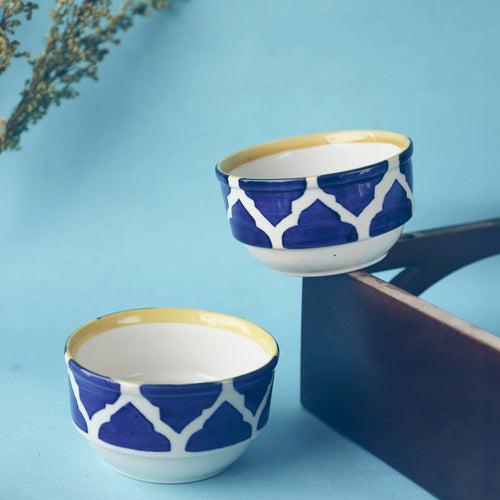 ''Woww What A Dippy Day'' Ceramic Dip Bowl (Set of Two)