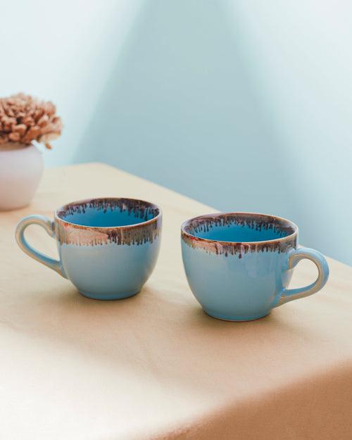 Would You Like Some Cup of Coffee? Ceramic Coffee Cup (Set of Two)