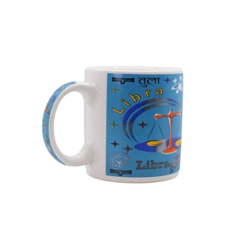 Libra Zodiac Sign Ceramic Coffee Mug - Tula Rashi Gift