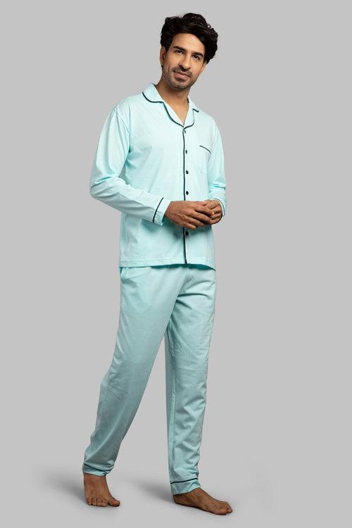 Aqua Matching Women's Pyjama Set