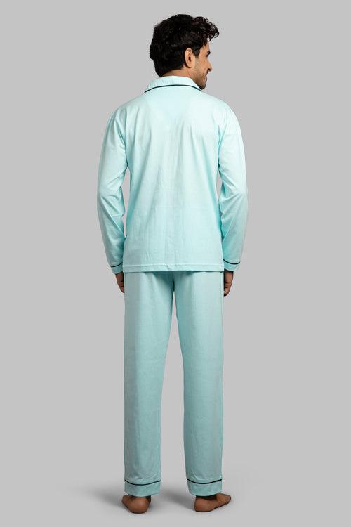 Aqua Matching Women's Pyjama Set