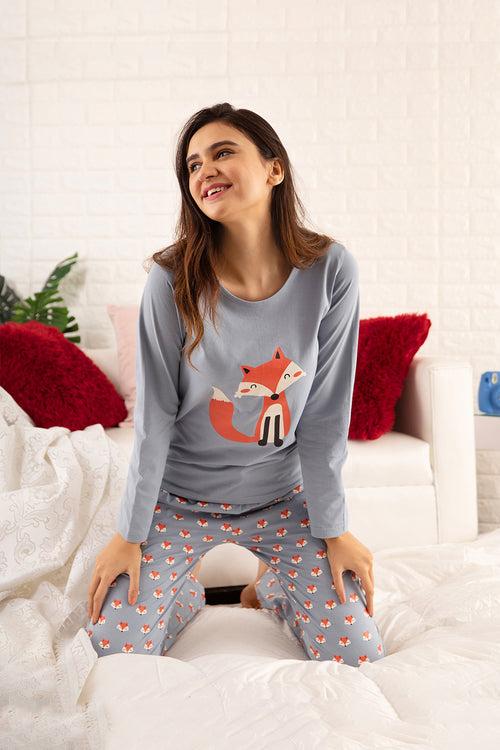 Woodland Fox Pyjama Set