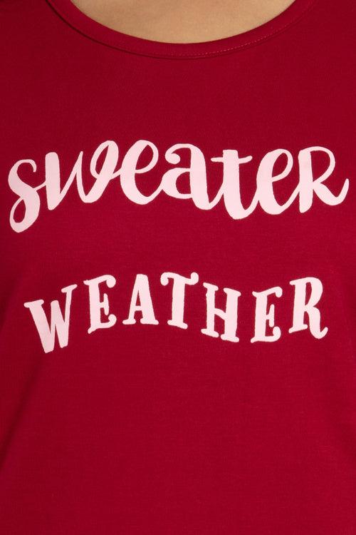 His & Hers Sweater Weather Pyjama Set