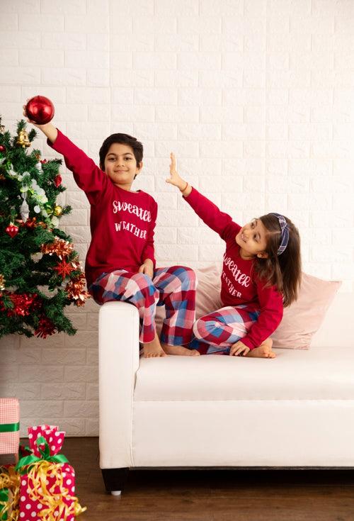 Sweater Weather Siblings' Pyjama Set