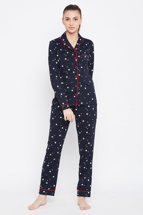 Starry Night Siblings' Pyjama Set