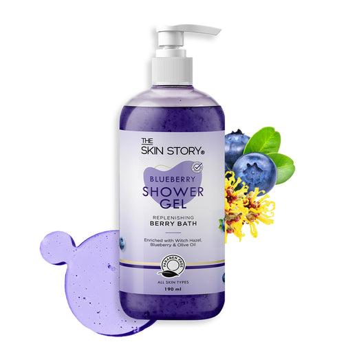 Refreshing Shower Gel | All Skin Types | Infused with Blueberry & Shea Butter | 190ml