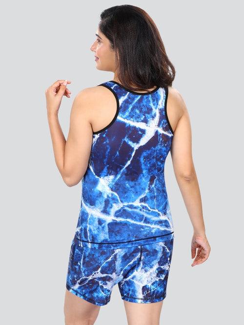 Dermawear Digitally Printed Camisole & Shorts