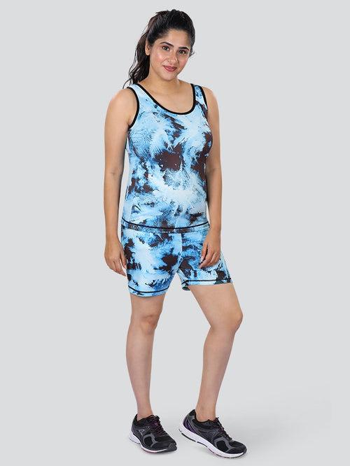 Dermawear Digitally Printed Camisole & Shorts