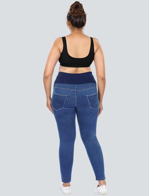 YDIS ShapeX Denim Jeans With 4-Inch Compression Belt