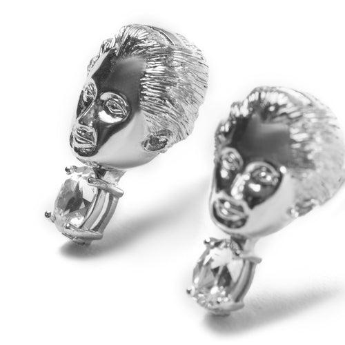 Gaia 92.5 Silver Stud Earrings