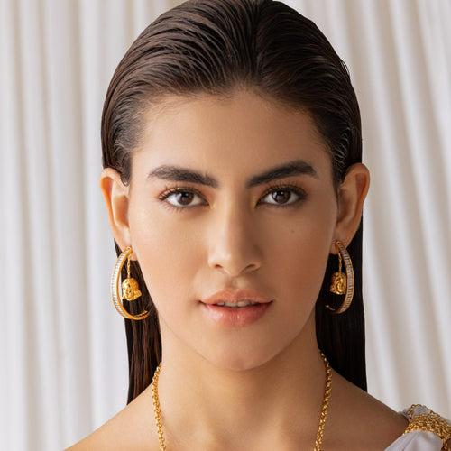 Destiny's Child Multiwear Earrings - Gold Plated