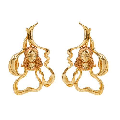 Made of Desire Earrings Gold - Citrine