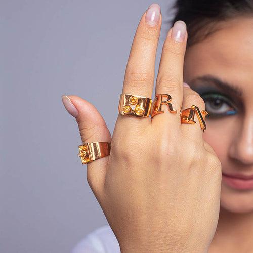 Triskele Gold Plated Ring