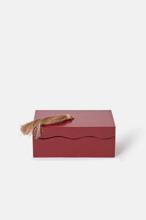 Scalloped Box - Marsala