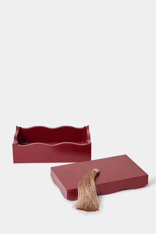 Scalloped Box - Marsala