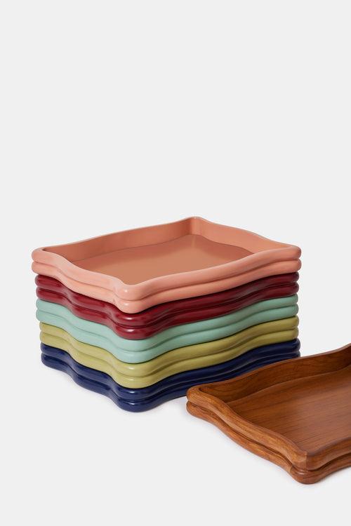 Wavy Tray - Marsala