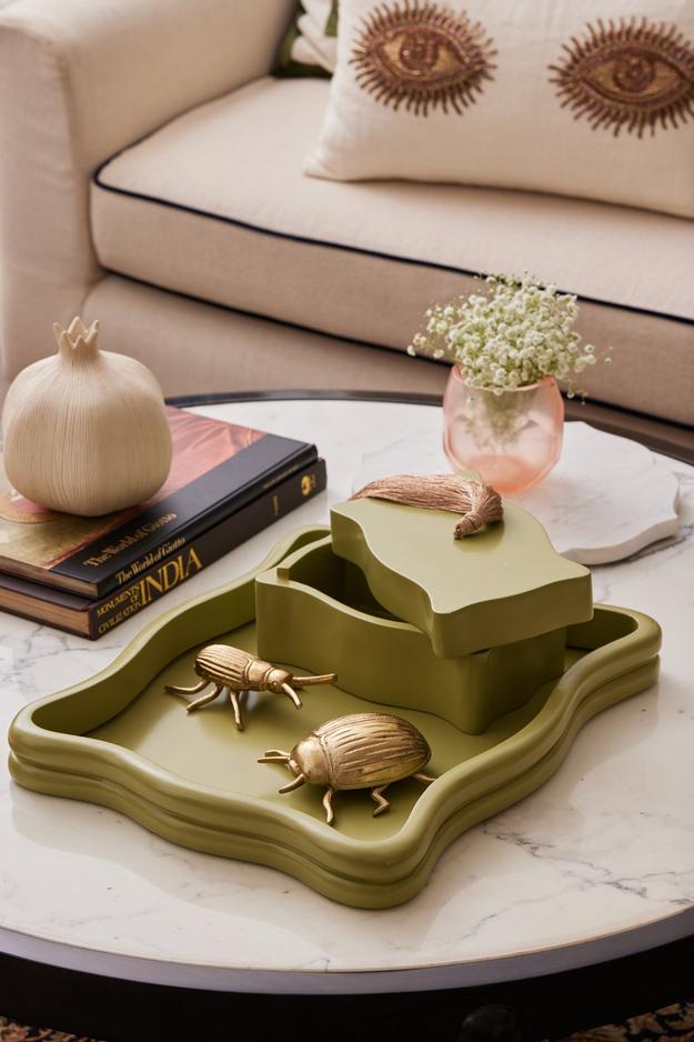 Wavy Tray - Olive