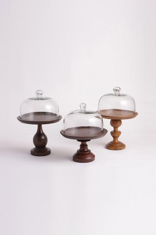 Taj Cake Stand - Dark Brown