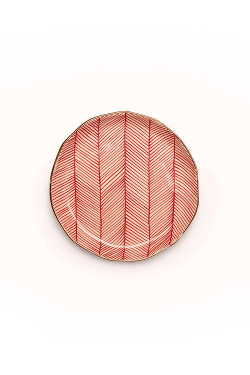 Chevron Plate - Red (Seconds)