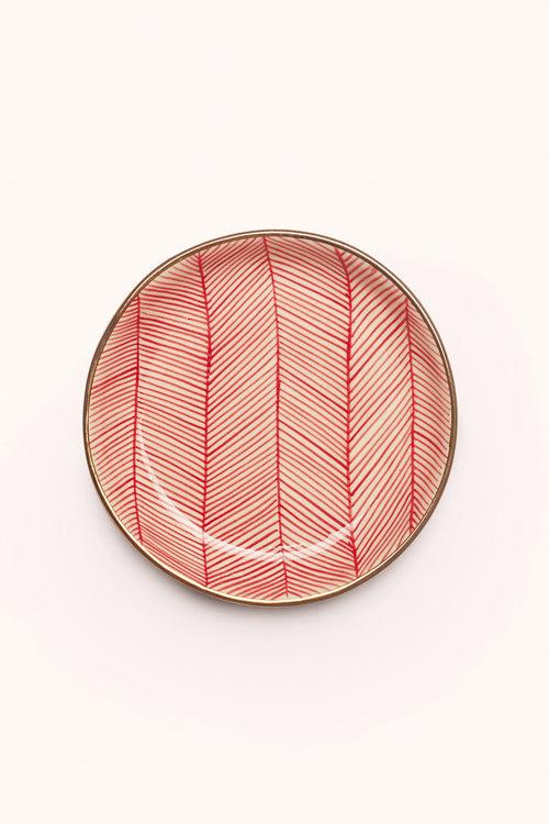 Chevron Plate - Red (Seconds)