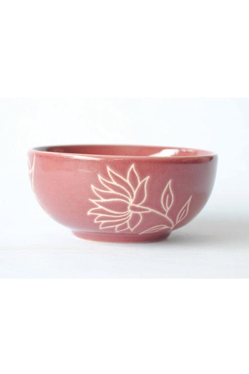 Mughal Extra Small Bowl - Burgundy (Seconds)