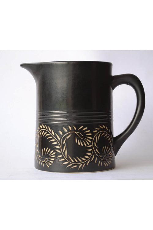 Henna Pitcher - Matte Black (Seconds)