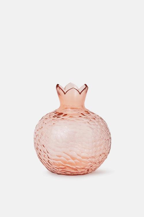 Pomegranate Glass Vase - Blush Pink