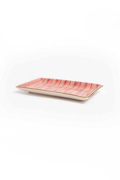 Chevron Platter - Red (Seconds)