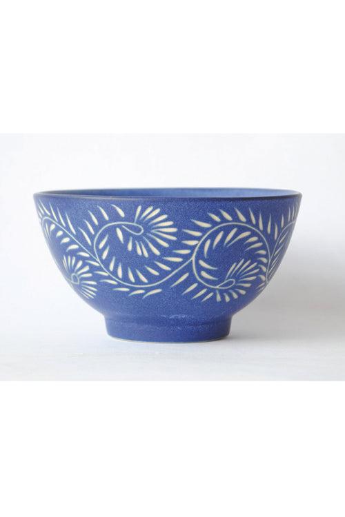 Henna Meal Bowl - Matte Blue (Seconds)