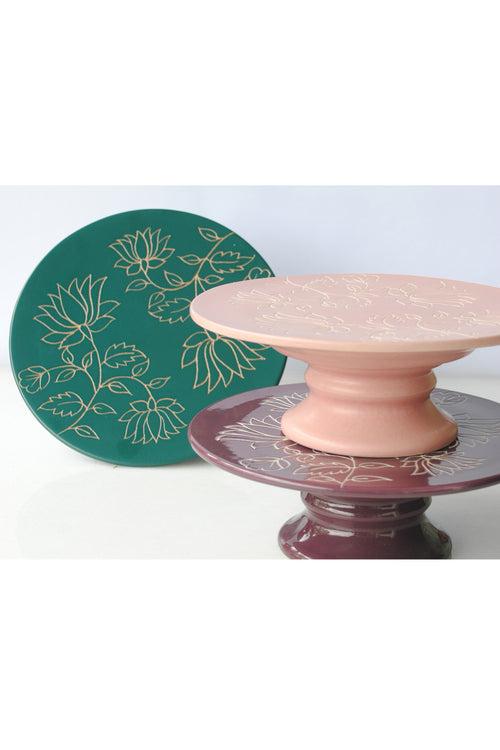 Mughal Cake Stand - Purple