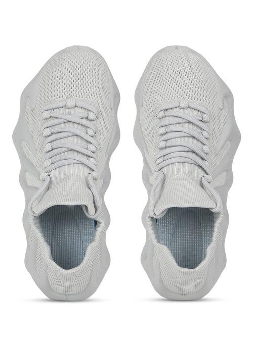 Grey Mesh Slip-On Sneakers (TC-RS3445-GRY)