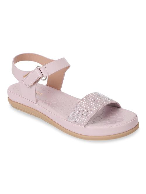 Lilac PU Slip-On Sandal (TC-ST-016-LIL)