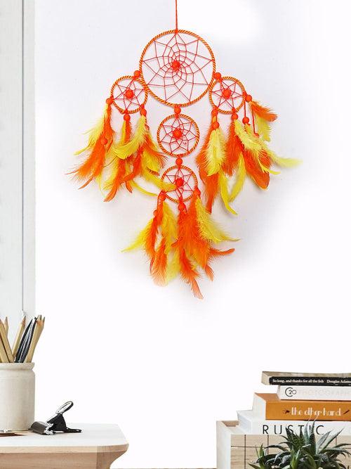 Yellow Orange 4 Tier Dream Catcher