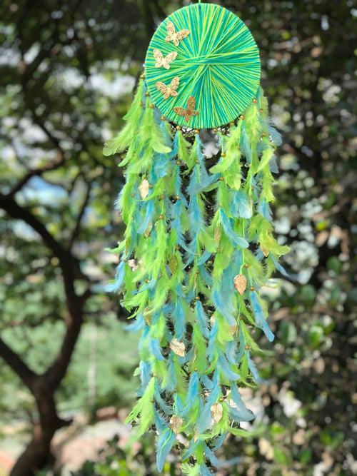 Neon Butterfly Large Dream Catcher