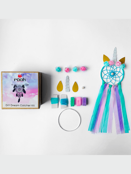 Unicorn DIY Handmade Dream Catcher Kit - Craft Supplies for kids