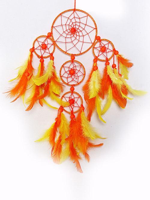 Yellow Orange 4 Tier Dream Catcher