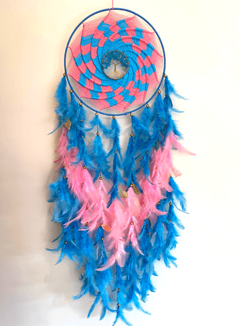 Candy Floss Large Dream Catcher