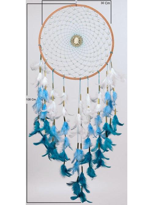 Wooden Pearls with Buddha Dream Catcher