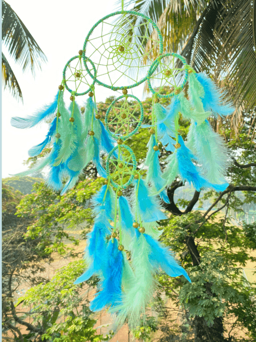 Neon 4 Tier Dream Catcher with Pretty Lights